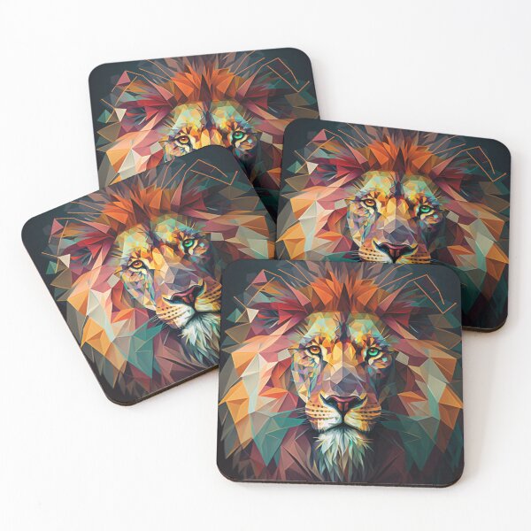 Item preview, Geometric King Lion designed and sold by AxeWave.