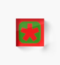 Choose the color of your clan (plain green) Acrylic Block