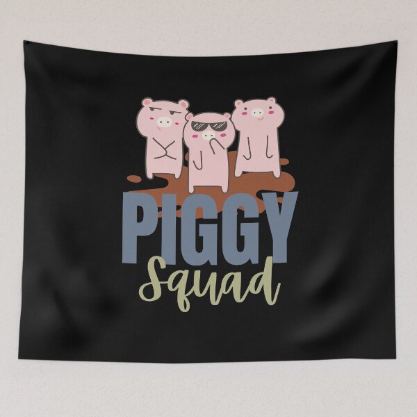 Item preview, Piggy Squad Happy Pig Day Party Farm Animal Lovers designed and sold by YoungESC.