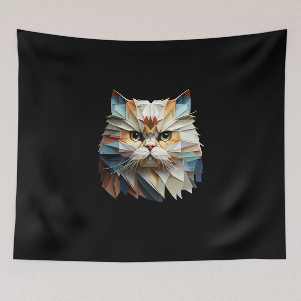 Item preview, Persian Cat - The Abstract Collection designed and sold by FiveIntentions.