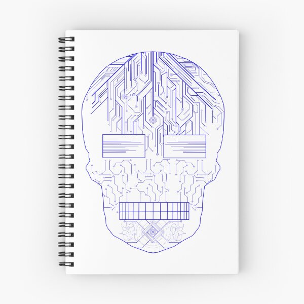Item preview, Skull Blue/white designed and sold by joan manel zamora.