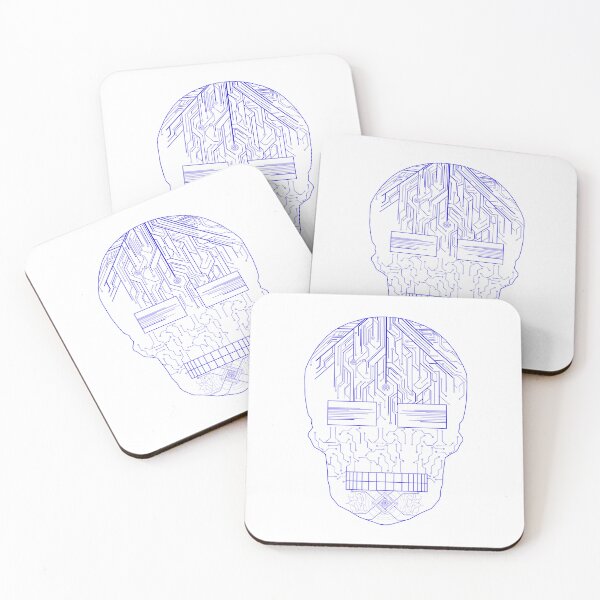 Item preview, Skull Blue/white designed and sold by joan manel zamora.