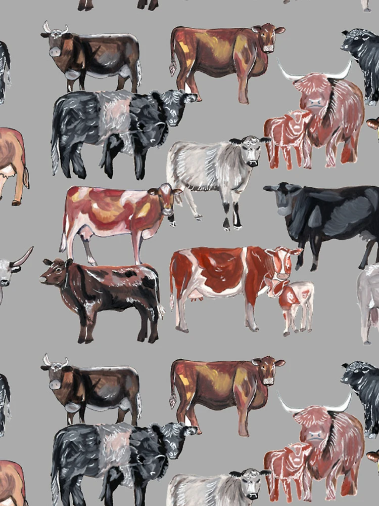 Thumbnail 4 of 4, iPhone Case, Cow Collection designed and sold by RiceDrawings.