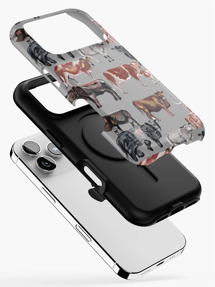 Thumbnail 2 of 4, iPhone Case, Cow Collection designed and sold by RiceDrawings.
