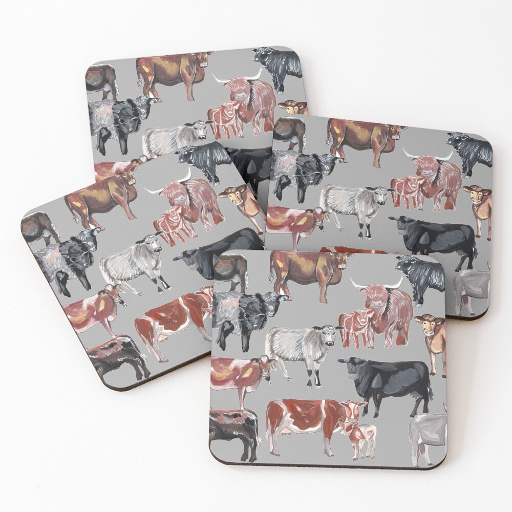 Item preview, Coasters (Set of 4) designed and sold by RiceDrawings.