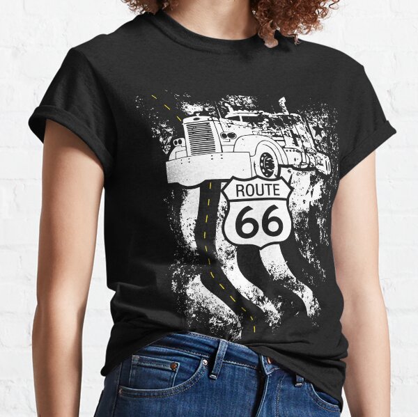 Tank Top - Cotton Black Ride Route 66 Women - Liberty Wear Size XL Color  Black