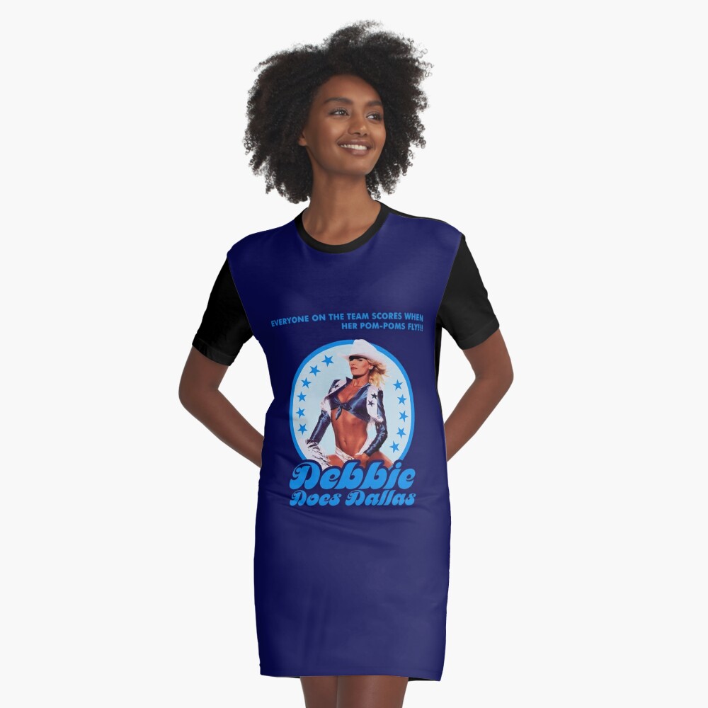 Debbie Does Dallas Vintage Film Poster' Graphic T-Shirt Dress for Sale by  UnconArt