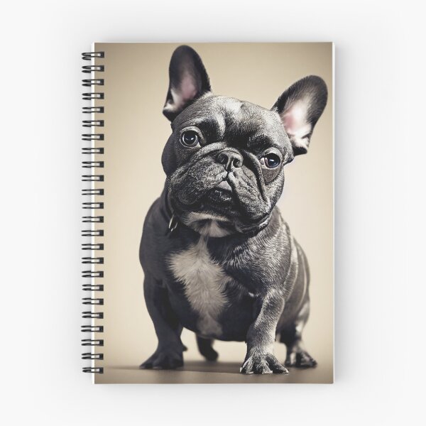 Item preview, A Cute Black French Bulldog in the Studio designed and sold by BrolinAndPearls.