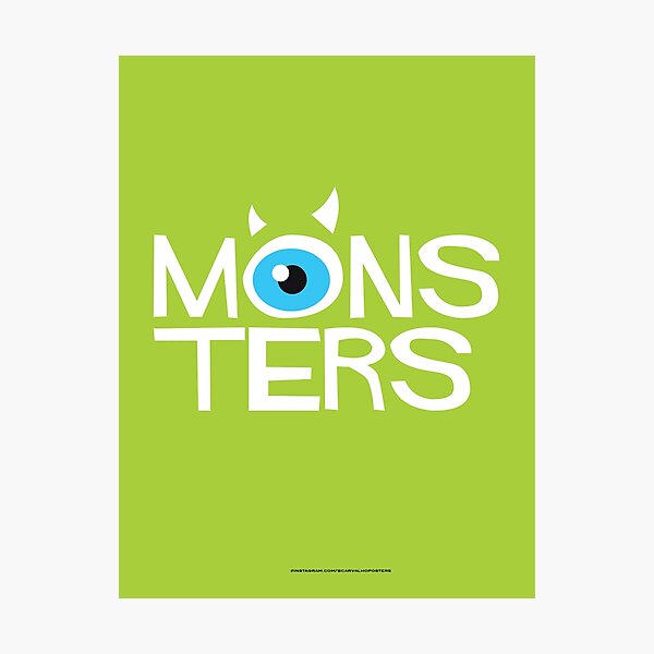 Monsters Poster Photographic Print