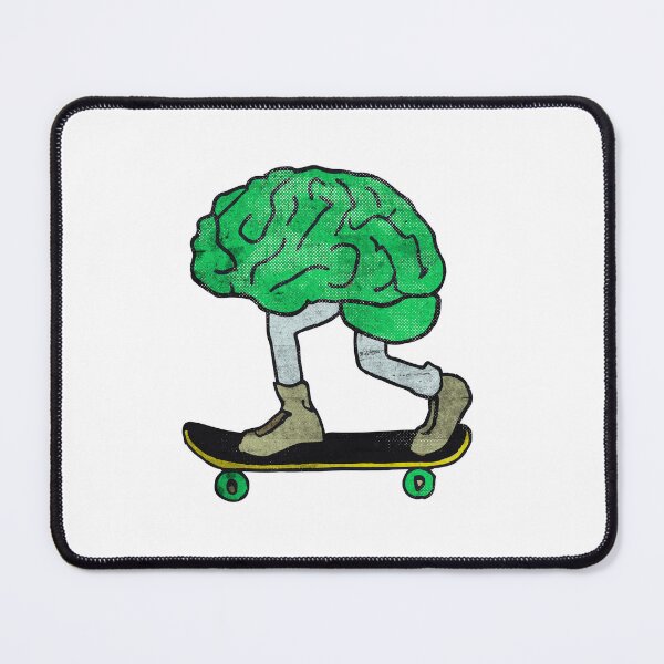 Item preview, Brain Skateboarding Funny Skateboard - Skateboarder designed and sold by sanadkarmakar.