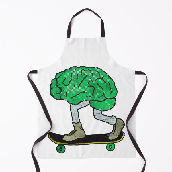 Item preview, Brain Skateboarding Funny Skateboard - Skateboarder designed and sold by sanadkarmakar.