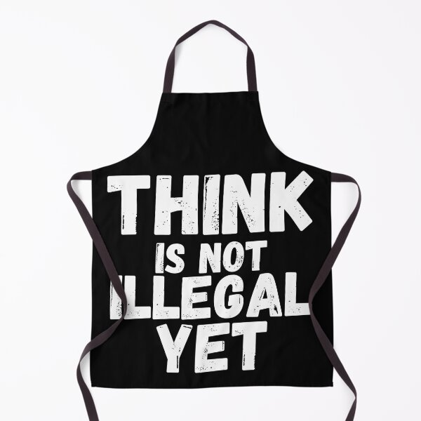 Item preview, Think Is Not Illegal Yet designed and sold by mu-art.