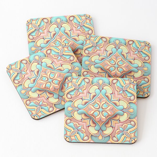 Item preview, Pastel New Traditional Pattern Digital Painting designed and sold by CodeAndColors.