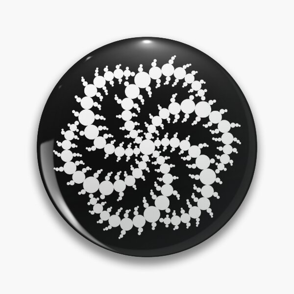 Item preview, Double Six Sided Triskelion Crop Circle - White designed and sold by GalacticMantra.