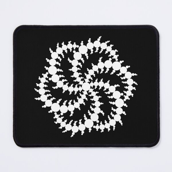 Item preview, Double Six Sided Triskelion Crop Circle - White designed and sold by GalacticMantra.