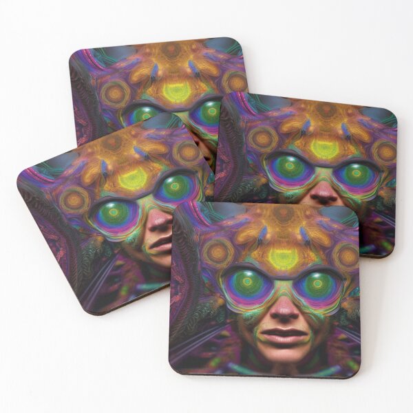 Artikelvorschau, Psychedelic Face #89 - Part of Our Psychedelic Faces Collection entworfen und verkauft von Psychedelic Psychos.