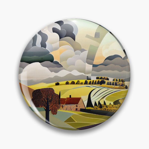Artikelvorschau, Balanced Semi Abstract Dramatic English Countryside Pattern Digital Painting entworfen und verkauft von CodeAndColors.