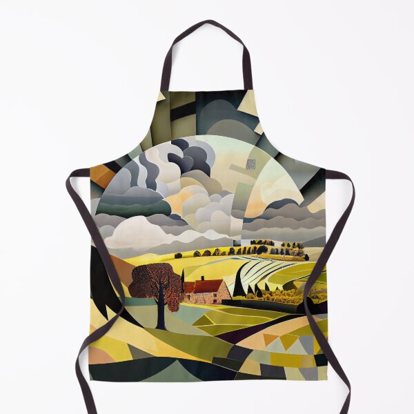 Artikelvorschau, Balanced Semi Abstract Dramatic English Countryside Pattern Digital Painting entworfen und verkauft von CodeAndColors.