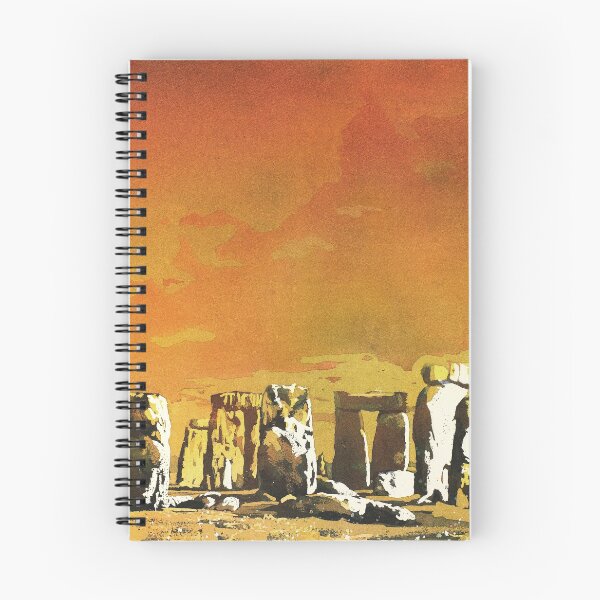 Item preview, Stonehenge ruins watercolor painting- England designed and sold by rfoxphoto.