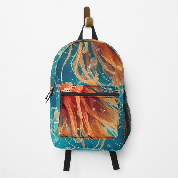 Item preview, Colorful tropical jellyfish in the water. designed and sold by Maniock.