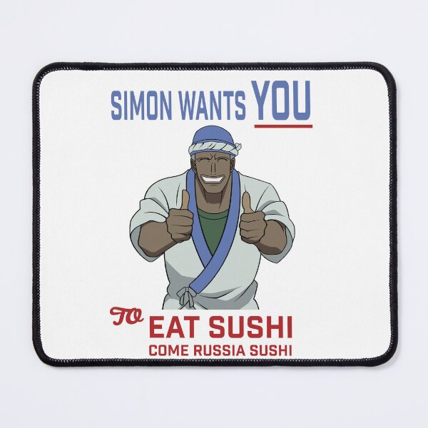 Item preview, Simon wants you to come eat sushi designed and sold by Sakuga Drip.