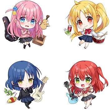 Aperçu de l'œuvre Pack Chibi Bocchi le Rocher de Neelam789