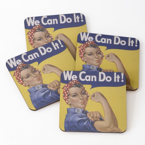 Item preview, Rosie the Riveter- We Can Do It! designed and sold by pinkcraftfairy.