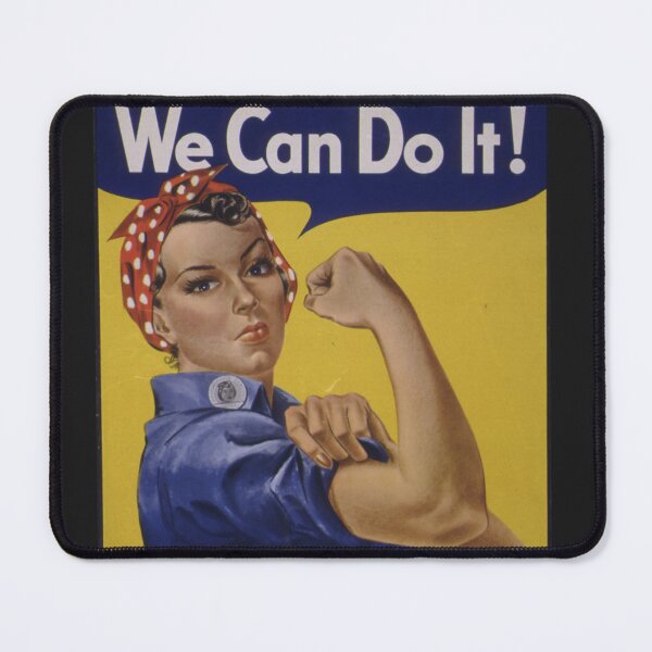 Item preview, Rosie the Riveter- We Can Do It! designed and sold by pinkcraftfairy.