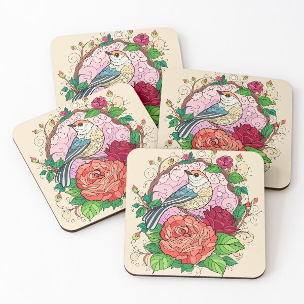 Item preview, Songbirds and flowers designed and sold by Slh69.