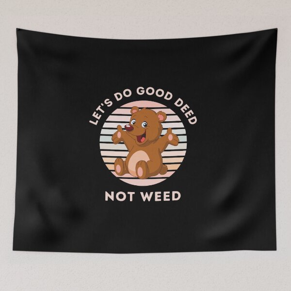 Item preview, National Drugs Addiction Recovery Awareness Month Say NO to Drugs Prevent Drug Abuse Let’s Do A Good Deed Not Weed designed and sold by PositiveVibes26.