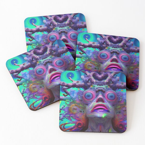 Artikelvorschau, Psychedelic Face #92 - Part of Our Psychedelic Faces Collection entworfen und verkauft von Psychedelic Psychos.