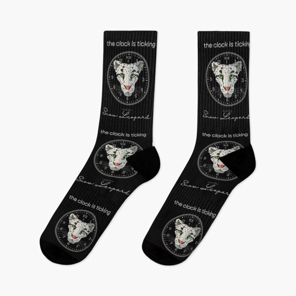 Item preview, Save The Snow Leopard The Clock is Ticking T-shirt designed and sold by MagicWolfStar.