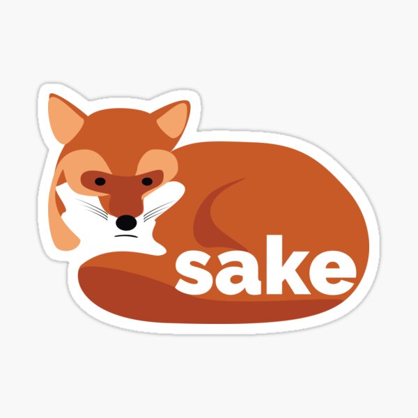 fox sake! Sticker