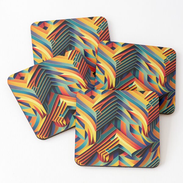 Item preview, Brilliant Line Pattern Digital Painting designed and sold by CodeAndColors.