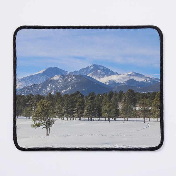 Item preview, Snow, Mountains, Evergreen Trees on a Crisp Winter Day designed and sold by SafariByMarisa.