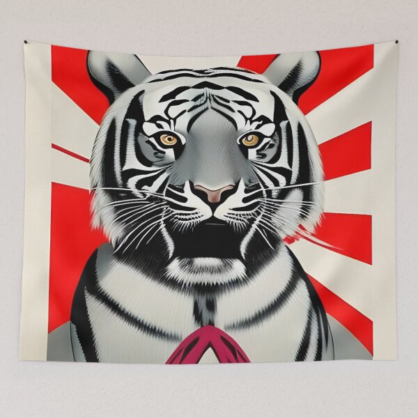 Item preview, Asian Tiger Vintage Design - Pets are people too designed and sold by Dalive.