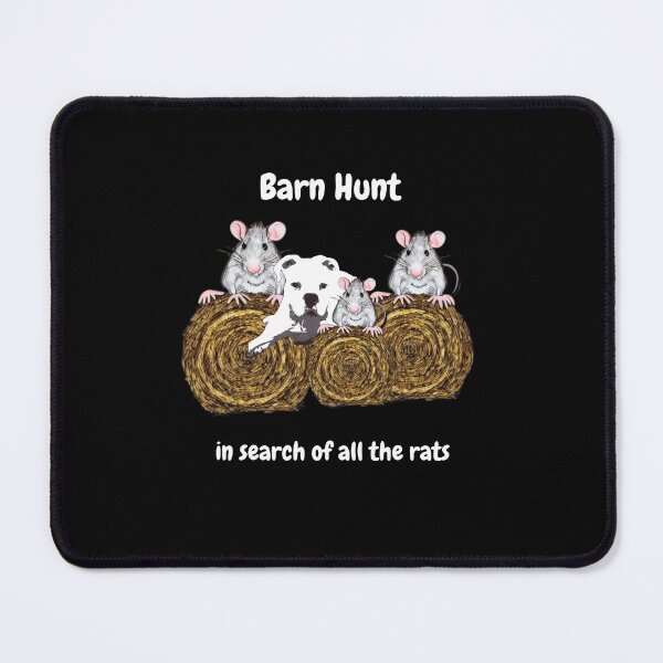Item preview, Funny Barn Hunt - in search of all the rats with a white boxer dog designed and sold by Just4doglovers.