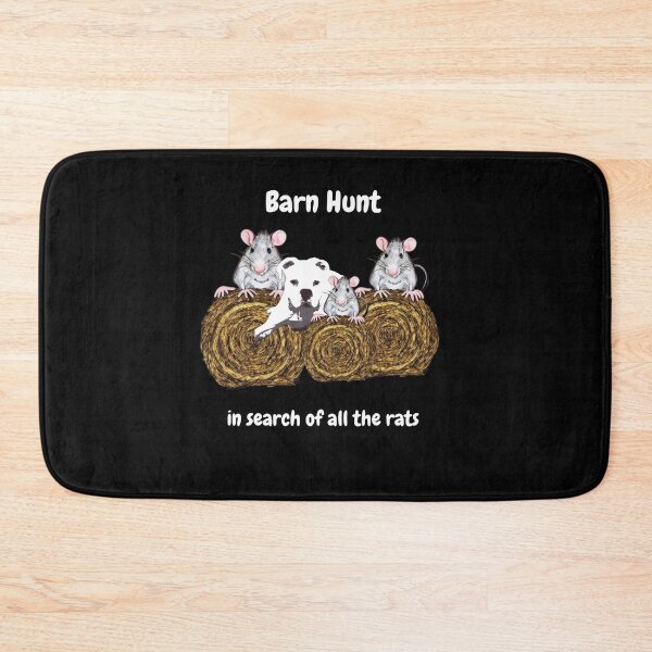 Item preview,  Funny Barn Hunt - in search of all the rats with a white boxer dog designed and sold by Just4doglovers.