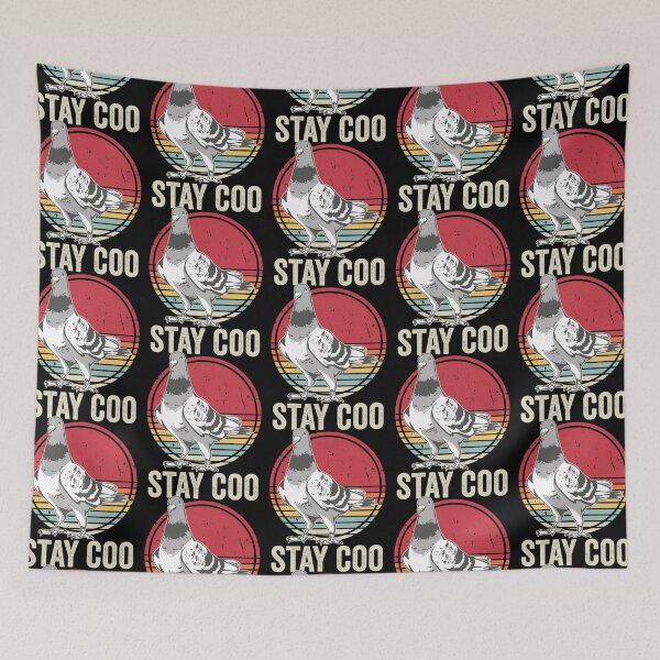 Item preview, Funny Pigeon Stay Coo  1 designed and sold by NourishingCup.