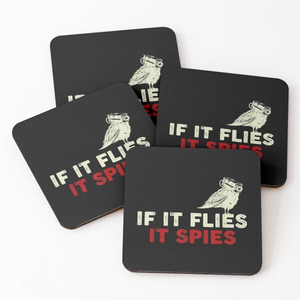 Item preview, If It Flies It Spies Conspiracy Theory   designed and sold by NourishingCup.