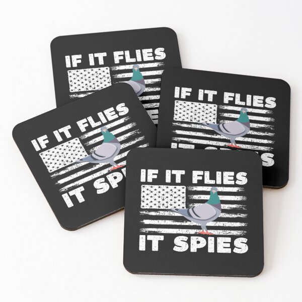 Item preview, If it flies it spies - Birds Are Not Real   designed and sold by NourishingCup.