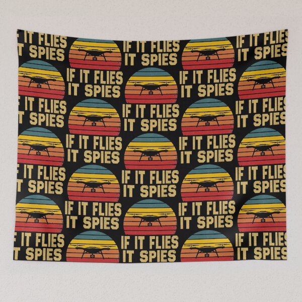 Item preview, If it flies it spies designed and sold by NourishingCup.