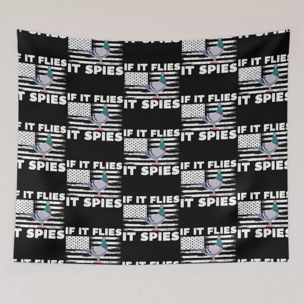 Item preview, If it flies it spies - Birds Are Not Real   designed and sold by NourishingCup.