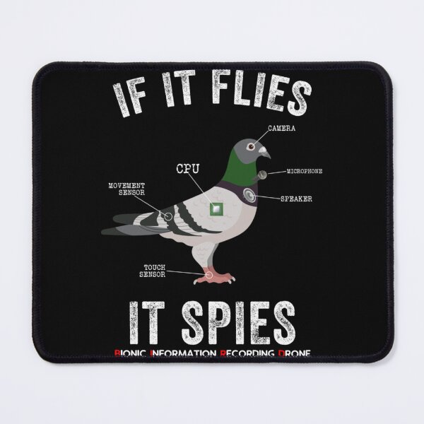 Item preview, If It Flies It Spies Birds Are Not Real Funny Drone Conspiracy Theory   designed and sold by NourishingCup.