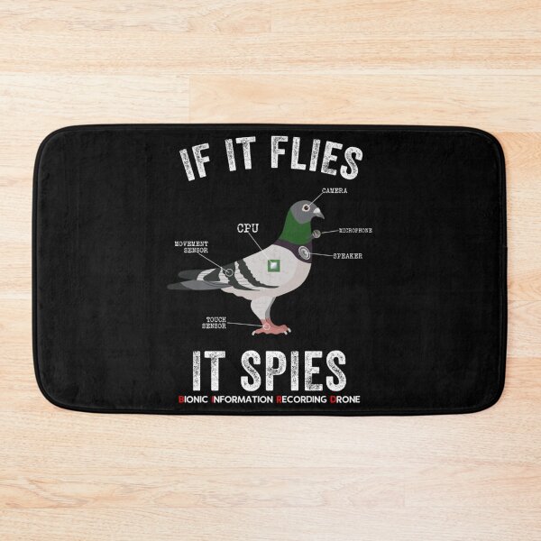 Item preview, If It Flies It Spies Birds Are Not Real Funny Drone Conspiracy Theory   designed and sold by NourishingCup.