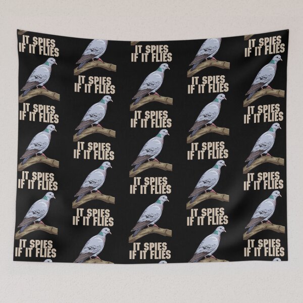 Item preview, If It Flies It Spies Birds Are Not   designed and sold by NourishingCup.