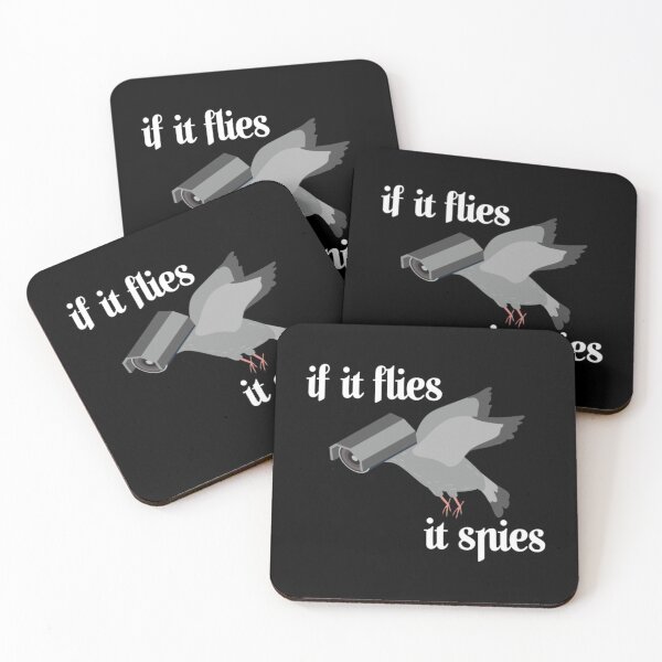 Item preview, If it Flies it Spies Birds aren_t Real   designed and sold by NourishingCup.