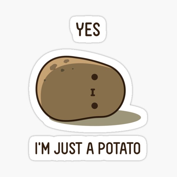 Potato Stickers for Sale | Redbubble