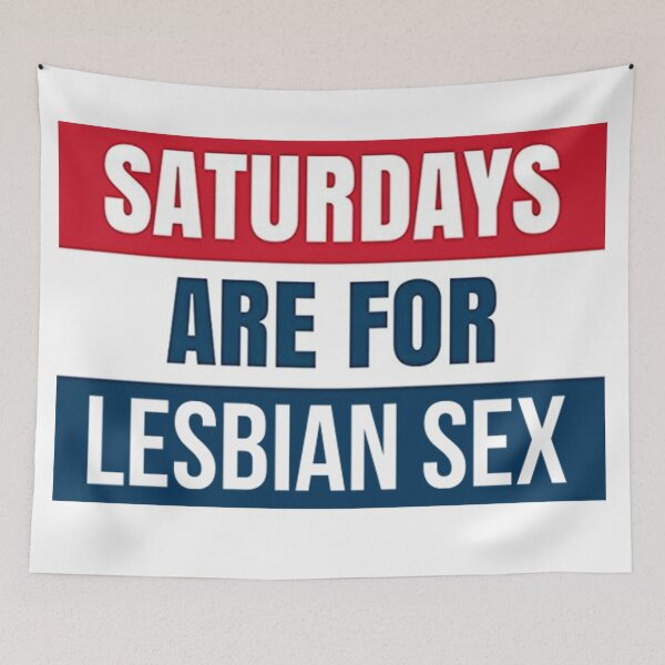 Item preview, Saturdays are for lesbians designed and sold by casserolestan.