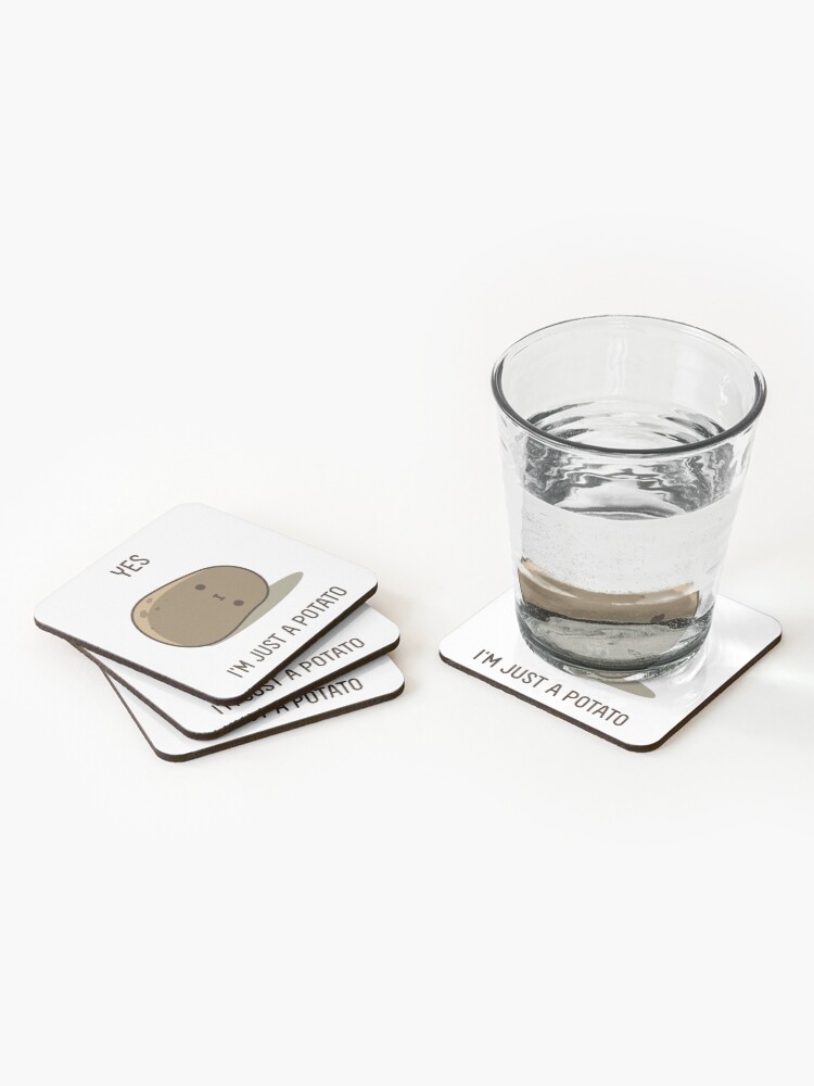 Alternate view of Cute Potato Coasters (Set of 4)